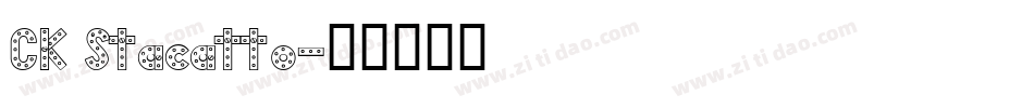 CK Stacatto字体转换